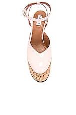 ALAÏA Wedge Pump in Rose Dragee, view 4, click to view large image.