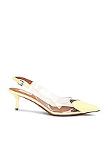 ALAÏA Slingback Pump in Jaune Pale, view 1, click to view large image.