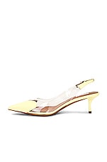 ALAÏA Slingback Pump in Jaune Pale, view 5, click to view large image.