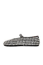 ALAÏA Ballerina Flat in Noir, view 5, click to view large image.