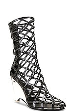 ALAÏA Wedge Boot in Noir, view 2, click to view large image.