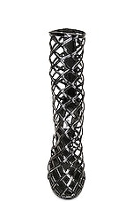 ALAÏA Wedge Boot in Noir, view 4, click to view large image.