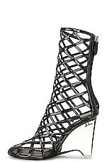ALAÏA Wedge Boot in Noir, view 5, click to view large image.
