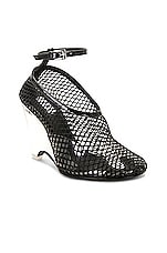 ALAÏA Wedge Pump in Noir, view 2, click to view large image.