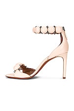ALAÏA Leather Bombe Sandals in Galet, view 5, click to view large image.