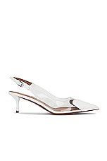 ALAÏA Slingbacks 55 in Blanc, view 1, click to view large image.