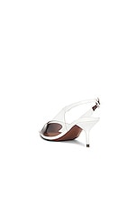 ALAÏA Slingbacks 55 in Blanc, view 3, click to view large image.