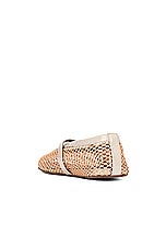ALAÏA Ballerina Flat in Nude Clair, view 3, click to view large image.