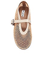 ALAÏA Ballerina Flat in Nude Clair, view 4, click to view large image.