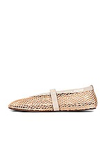 ALAÏA Ballerina Flat in Nude Clair, view 5, click to view large image.