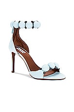 ALAÏA Bombe Sandal in Ciel, view 2, click to view large image.