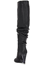ALAÏA Wedge Boots 100 in Noir, view 3, click to view large image.