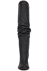 ALAÏA Wedge Boots 100 in Noir, view 4, click to view large image.