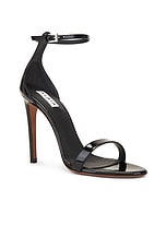 ALAÏA Ankle Strap Sandal in Noir, view 2, click to view large image.