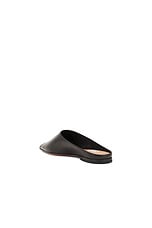 ALAÏA Flat Mule in Noir, view 3, click to view large image.