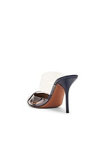 ALAÏA Mule Pump in Blue Fonce, view 3, click to view large image.