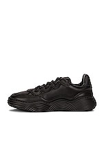 ALAÏA Veau Wave Sneakers in Noir, view 5, click to view large image.