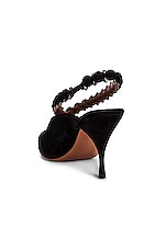 ALAÏA Mini Bombe Ankle Strap Pump in Noir, view 3, click to view large image.