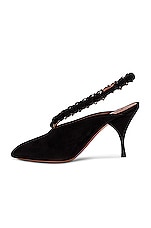 ALAÏA Mini Bombe Ankle Strap Pump in Noir, view 5, click to view large image.