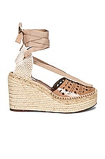 ALAÏA Vienne Espadrille Wedges in Chair, view 1, click to view large image.