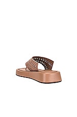 ALAÏA Vienne Thong Platform Sandals in Chair, view 3, click to view large image.
