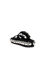 ALAÏA Bombe Mules in Noir, view 3, click to view large image.
