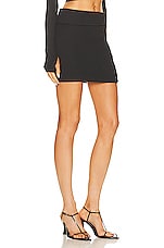ALIX NYC Lucas Mini Skirt in Black, view 2, click to view large image.