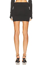 ALIX NYC Lucas Mini Skirt in Black, view 4, click to view large image.
