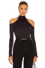 ALIX NYC Leona Bodysuit in Black, view 1, click to view large image.