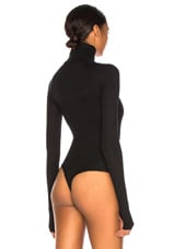ALIX NYC Carder Bodysuit in Black, view 4, click to view large image.