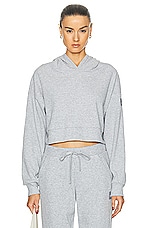 alo Muse Hoodie Sweatshirt in Athletic Heather Grey, view 1, click to view large image.