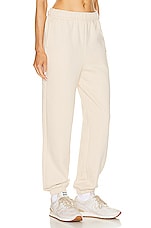 alo Accolade Sweatpant in Macadamia, view 2, click to view large image.
