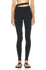 alo Airlift High-waist All Access Legging in Black, view 1, click to view large image.