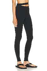 alo Airlift High-waist All Access Legging in Black, view 2, click to view large image.