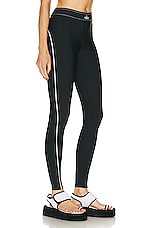 alo Airlift High-waist Suit Up Legging in Black & White, view 2, click to view large image.