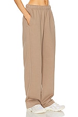 alo Accolade Straight Leg Sweatpant in Gravel, view 2, click to view large image.