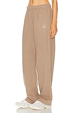 alo Accolade Straight Leg Sweatpant in Gravel, view 3, click to view large image.