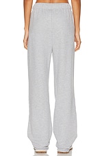 alo Accolade Straight Leg Sweatpant in Athletic Heather Grey, view 3, click to view large image.