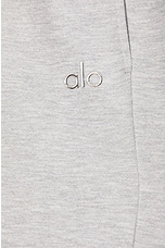 alo Accolade Straight Leg Sweatpant in Athletic Heather Grey, view 5, click to view large image.