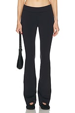 alo Airbrush Low-rise Bootcut Legging in Black, view 1, click to view large image.