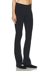 alo Airbrush Low-rise Bootcut Legging in Black, view 2, click to view large image.