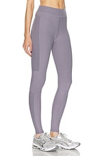 alo Alosoft High-waist Head Start Legging in Fog, view 2, click to view large image.