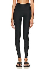 alo High Waisted Airlift Legging in Black, view 1, click to view large image.