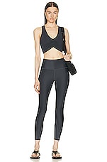 alo Airlift 7/8 High Waist Legging in Anthracite, view 4, click to view large image.