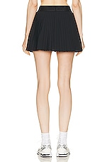 alo Aces Tennis Skirt in Black, view 3, click to view large image.