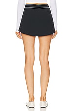 alo Match Point Tennis Skirt in Black, view 4, click to view large image.