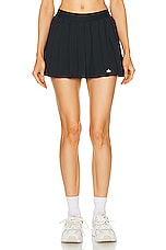 alo Varsity Tennis Skirt in Black, view 1, click to view large image.