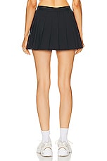 alo Varsity Tennis Skirt in Black, view 3, click to view large image.