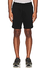 alo Chill Shorts in Black, view 3, click to view large image.