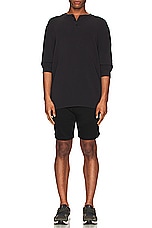 alo Chill Shorts in Black, view 4, click to view large image.